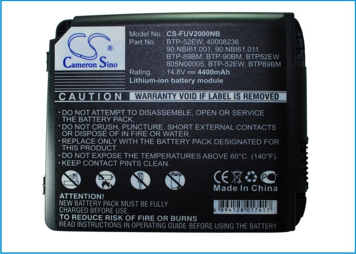 14.4V, 4400mAh, Li-ion Battery fits Acer, L51, 63.36Wh