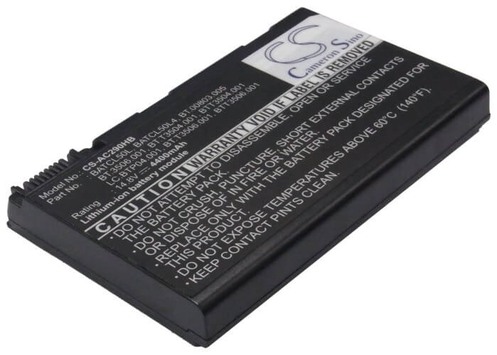 14.8V, 4400mAh, Li-ion Battery fits Compal, Cl50, Cl51, 65.12Wh