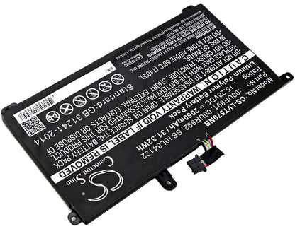 15.28V, 2050mAh, Li-Polymer Battery fits Lenovo, Thinkpad P51s, Thinkpad P51s 20hb000sge, 31.324Wh