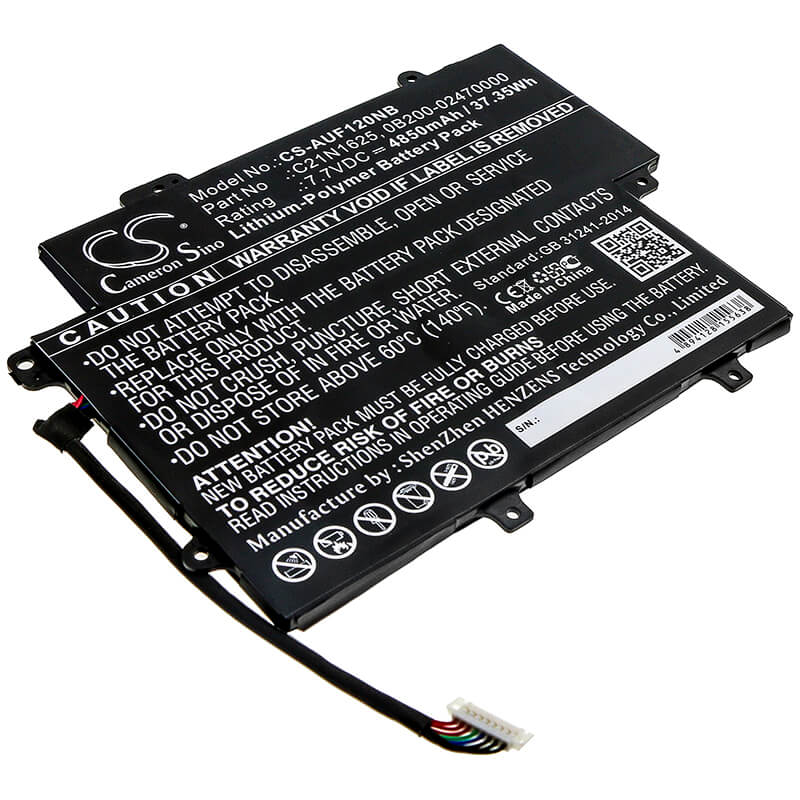 7.7V, 4850mAh, Li-Polymer Battery fits Asus, Tp203na, Tp203na-1e, 37.345Wh