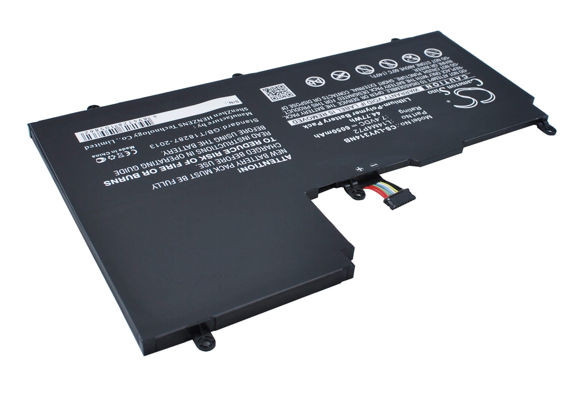 7.4V, 6050mAh, Li-Polymer Battery fits Lenovo, Yoga 3 14, Yoga 3 1470, 44.77Wh