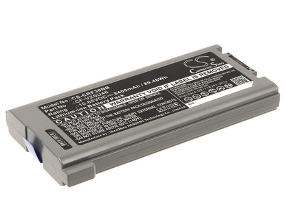 10.65V, 8400mAh, Li-ion Battery fits Panasonic, Cf-30, Cf-30ctqazbm, 89.46Wh