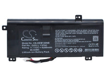 11.1V, 6200mAh, Li-ion Battery fits Dell, Alienware 14, Alienware 14(mid 2013), 68.82Wh
