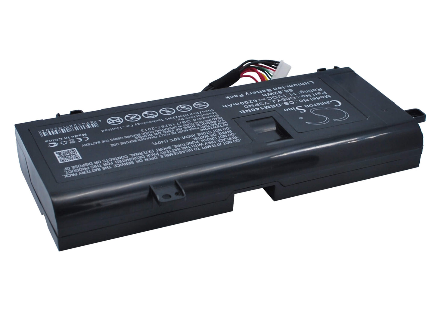 11.1V, 6200mAh, Li-ion Battery fits Dell, Alienware 14, Alienware 14(mid 2013), 68.82Wh