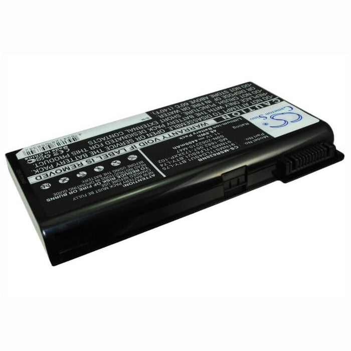11.1V, 4400mAh, Li-ion Battery fits Msi, A5000, A6005, 48.84Wh