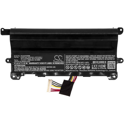 15.0V, 5600mAh, Li-ion Battery fits Asus, G752vs, G752vs-ba184t, 84Wh