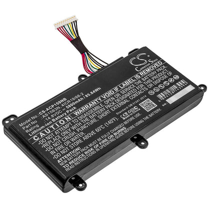 14.8V, 5800mAh, Li-ion Battery fits Acer, Predator 15 G9-591, Predator 15 G9-591-70f6, 85.84Wh