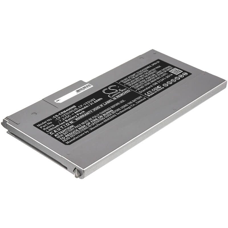 7.2V, 4400mAh, Li-ion Battery fits Panasonic, Cf-mx3, Cf-mx4, 31.68Wh