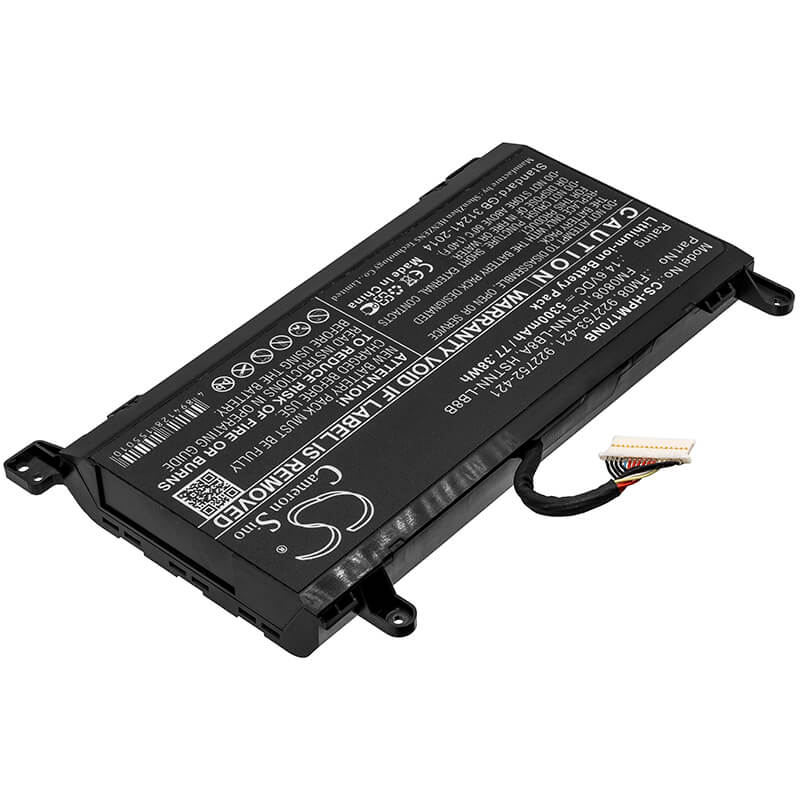 CS-HPM170NB, Notebook, Laptop 14.6V, 5300mAh, Li-ion Battery fits Hp, 17.3 I7-6700hq, Omen 17-an, 77.38Wh