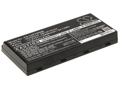 14.8V, 6400mAh, Li-ion Battery fits Lenovo, Thinkpad P70, Thinkpad P70 Mobile Workstatio, 94.72Wh