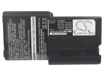 14.4V, 4400mAh, Li-ion Battery fits Ibm, Thinkpad R32, Thinkpad R40, 63.36Wh