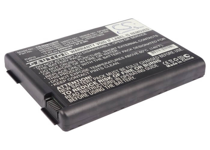14.8V, 6600mAh, Li-ion Battery fits Hp, Pavilion Zd8000, Pavilion Zd8001, 97.68Wh