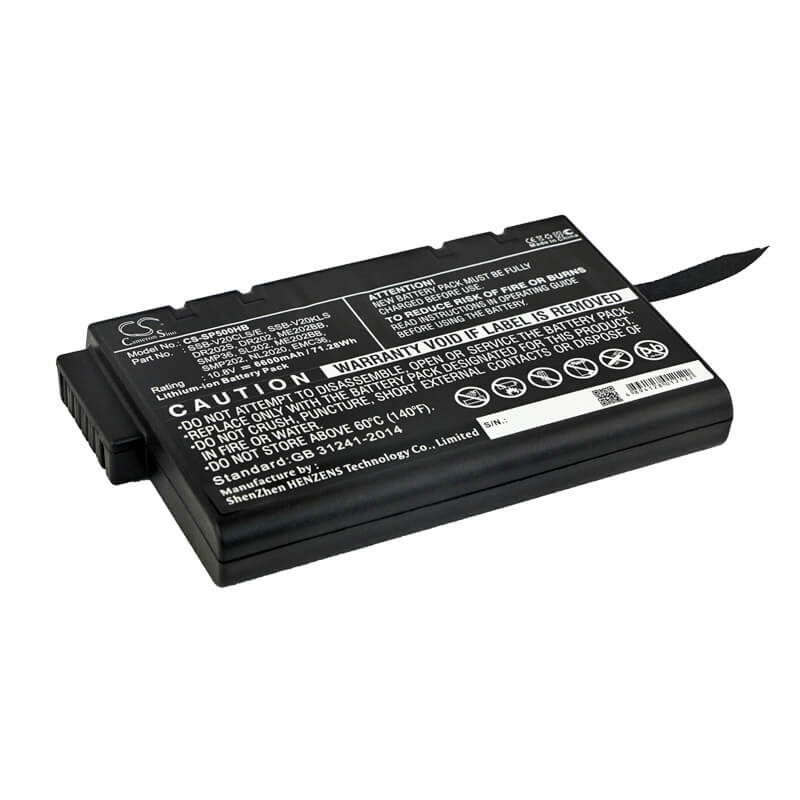 10.8V, 6600mAh, Li-ion Battery fits Canon, Notejet Iii, Notejet Iii Cx, 71.28Wh