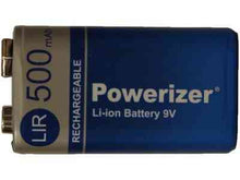 5 Pieces of 9 volt 500 mah li-ion rechargeable battery