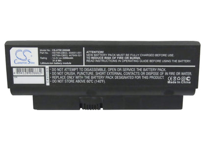 14.4V, 2200mAh, Li-ion Battery fits Hp, Business Notebook 2210b, 31.68Wh
