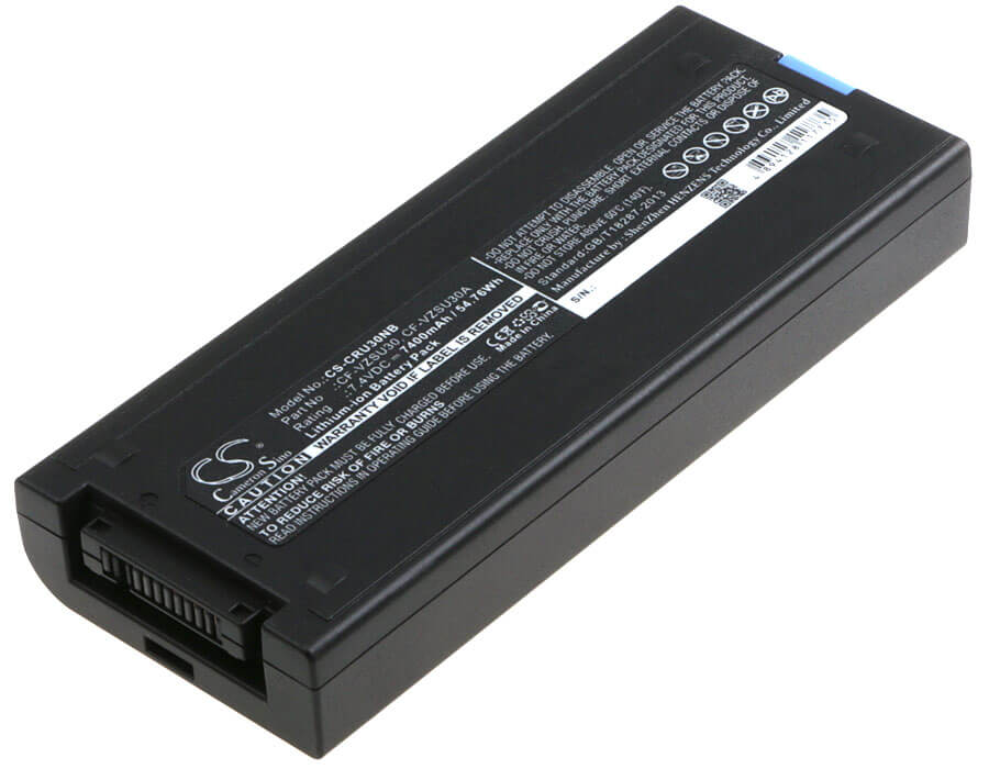 7.4V, 7400mAh, Li-ion Battery fits Panasonic, Toughbook Cf18, Toughbook Cf-18, 54.76Wh