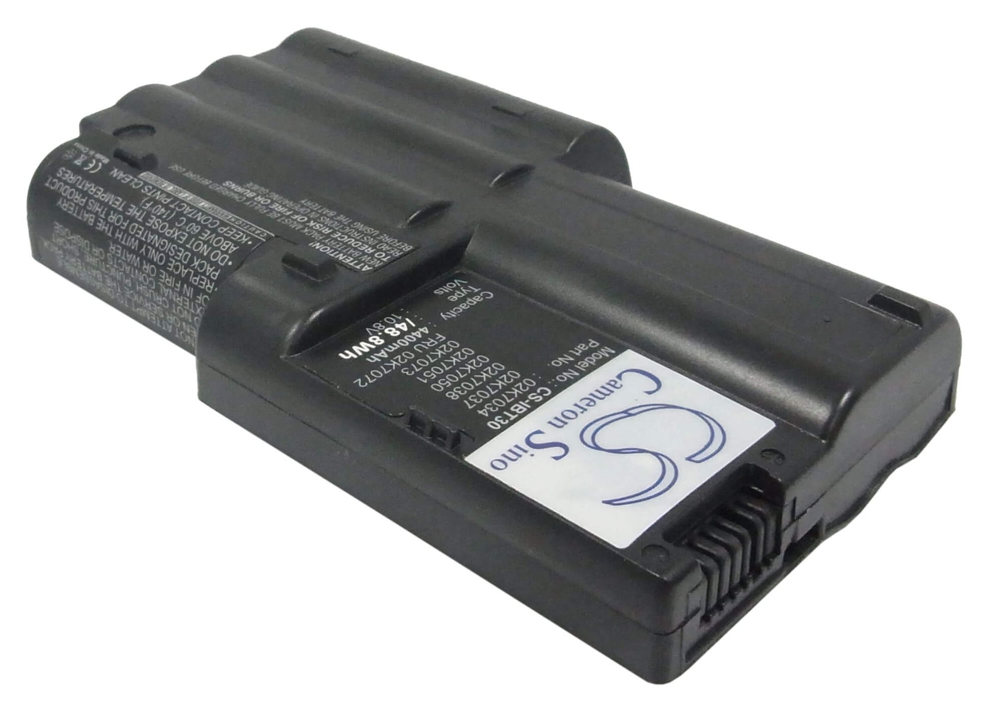 10.8V, 4400mAh, Li-ion Battery fits Ibm, Thinkpad T30, 47.52Wh