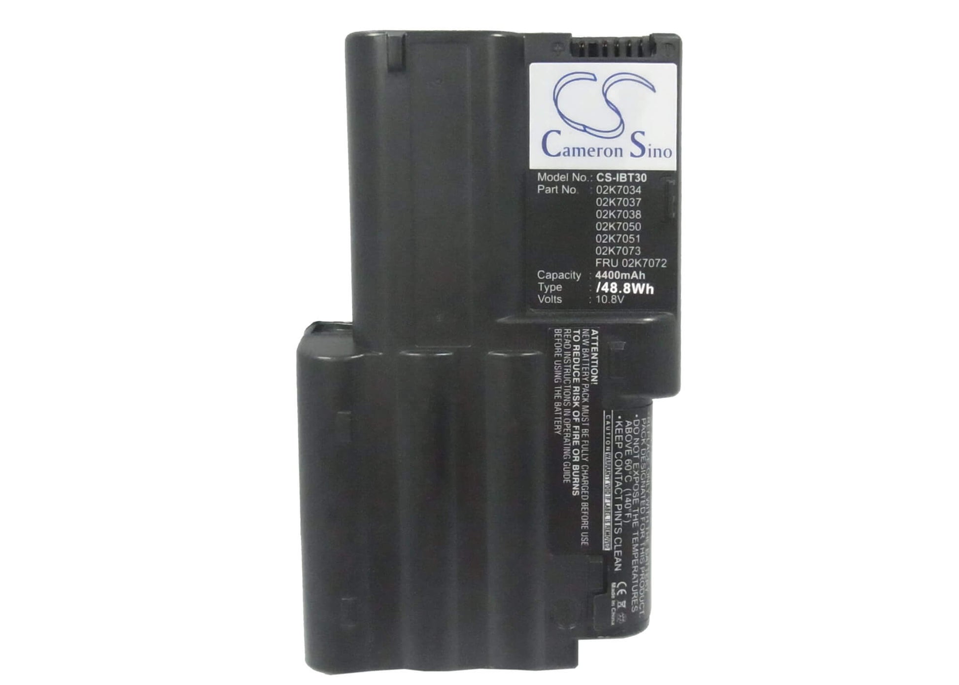 10.8V, 4400mAh, Li-ion Battery fits Ibm, Thinkpad T30, 47.52Wh