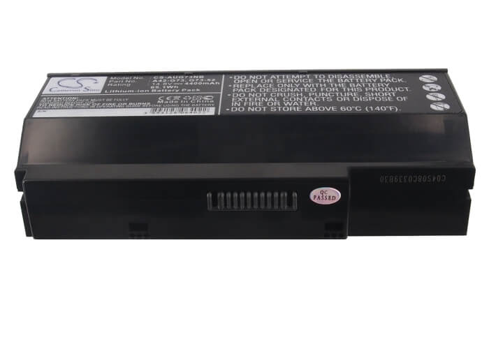 14.8V, 4400mAh, Li-ion Battery fits Asus, G53, G53j, 65.12Wh