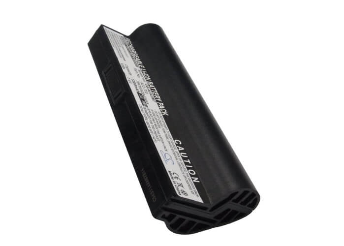 Black, 7.4V, 5200mAh, Li-ion Battery fits Asus, Eee Pc 2g Linux, Eee Pc 2g Surf(256 Ram), 38.48Wh