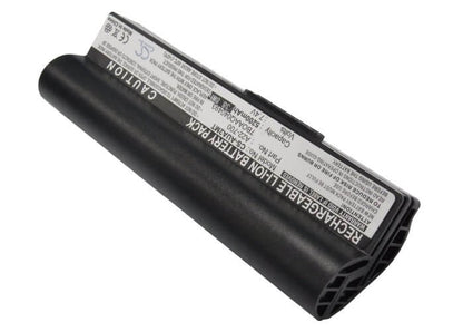 Black, 7.4V, 5200mAh, Li-ion Battery fits Asus, Eee Pc 2g Linux, Eee Pc 2g Surf(256 Ram), 38.48Wh