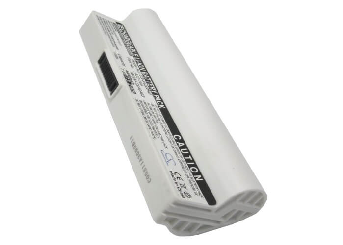 White, 7.4V, 4400mAh, Li-ion Battery fits Asus, Eee Pc 2g Linux, Eee Pc 2g Surf(256 Ram), 32.56Wh