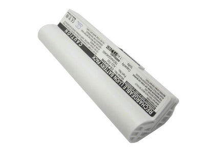 White, 7.4V, 4400mAh, Li-ion Battery fits Asus, Eee Pc 2g Linux, Eee Pc 2g Surf(256 Ram), 32.56Wh