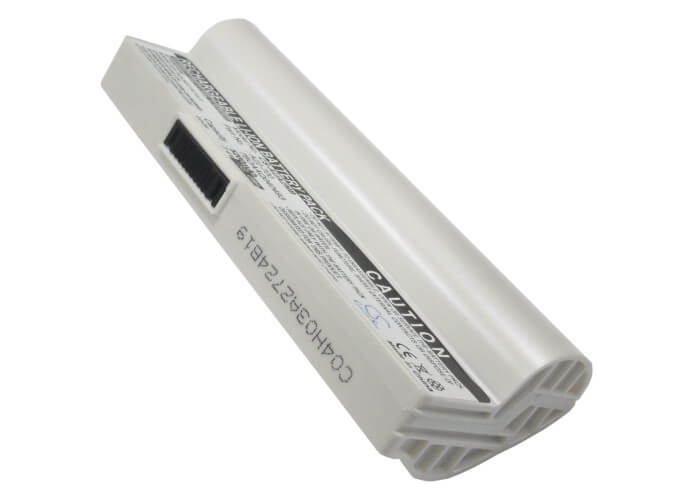 White, 7.4V, 5200mAh, Li-ion Battery fits Asus, Eee Pc 2g Linux, Eee Pc 2g Surf(256 Ram), 38.48Wh