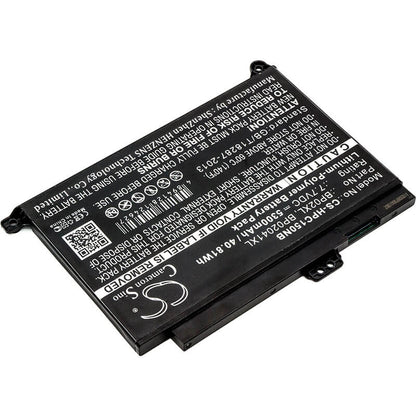 7.7V, 5300mAh, Li-Polymer Battery fits Hp, Pavilion 15-au001nf, Pavilion 15-au002ni, 40.81Wh