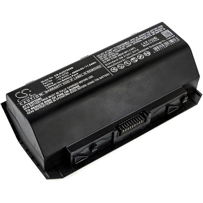 14.8V, 4800mAh, Li-ion Battery fits Asus, G750, G750j, 71.04Wh