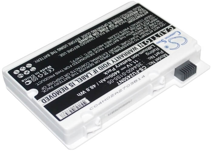 White, 11.1V, 4400mAh, Li-ion Battery fits Fujitsu, Amilo C7000, Amilo C7002, 48.84Wh