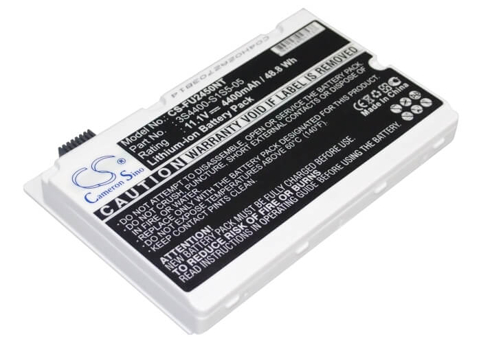 White, 11.1V, 4400mAh, Li-ion Battery fits Uniwill, P55im, P75im0, 48.84Wh