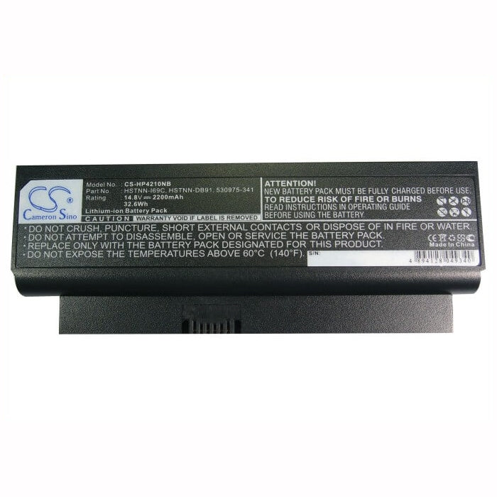 14.8V, 2200mAh, Li-ion Battery fits Hp, Probook 4210s, Probook 4310s, 32.56Wh