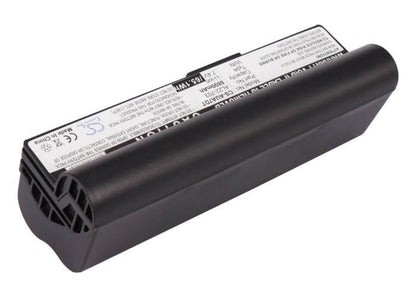 Black, 7.4V, 8800mAh, Li-ion Battery fits Asus, Eee Pc 701sd, Eee Pc 701sdx, 65.12Wh
