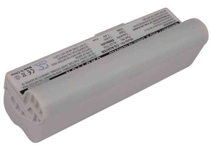 White, 7.4V, 8800mAh, Li-ion Battery fits Asus, Eee Pc 701sd, Eee Pc 701sdx, 65.12Wh