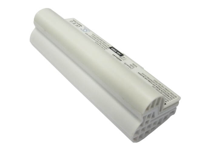White, 7.4V, 6600mAh, Li-ion Battery fits Asus, Eee Pc 701sd, Eee Pc 701sdx, 48.84Wh