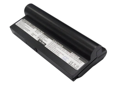 Black, 7.4V, 6600mAh, Li-ion Battery fits Asus, Eee Pc 1000, Eee Pc 1000h, 48.84Wh