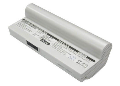 White, 7.4V, 6600mAh, Li-ion Battery fits Asus, Eee Pc 1000, Eee Pc 1000h, 48.84Wh