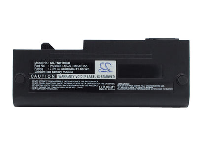 7.2V, 4400mAh, Li-ion Battery fits Toshiba, Nb100, Nb100/h, 31.68Wh