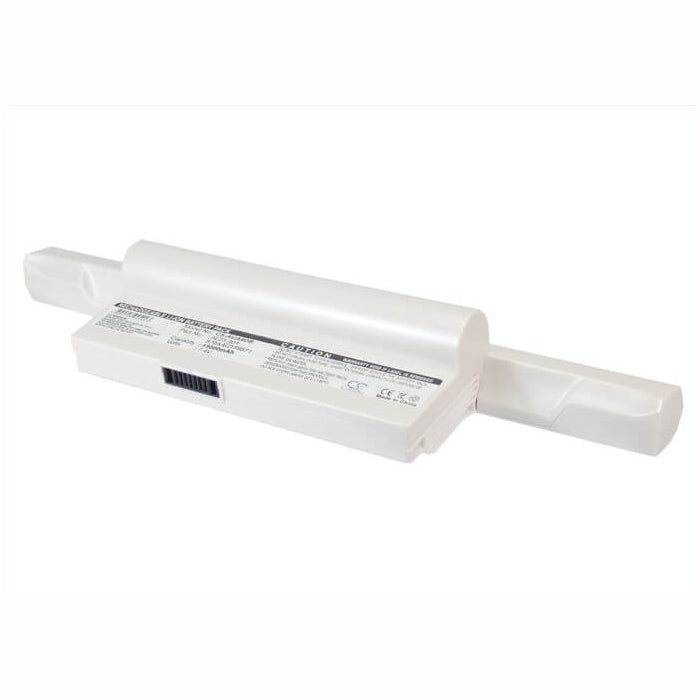 White, 7.4V, 13000mAh, Li-ion Battery fits Asus, Eee Pc 1000, Eee Pc 1000h, 96.2Wh