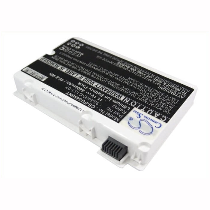 White, 11.1V, 4400mAh, Li-ion Battery fits Fujitsu, Amilo Pi3450, Amilo Pi3525, 48.84Wh