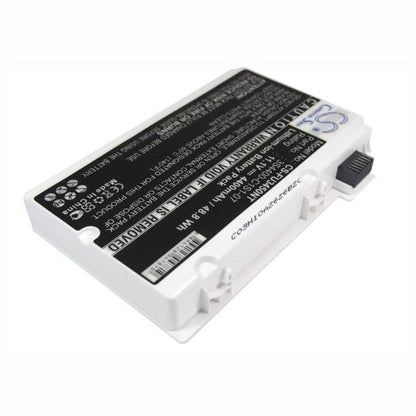 White, 11.1V, 4400mAh, Li-ion Battery fits Fujitsu, Amilo Pi3450, Amilo Pi3525, 48.84Wh