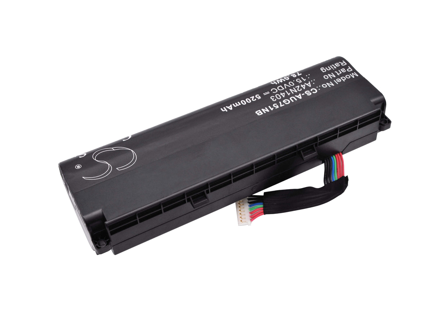 15.0V, 5200mAh, Li-ion Battery fits Asus, G751, G751j, 78Wh