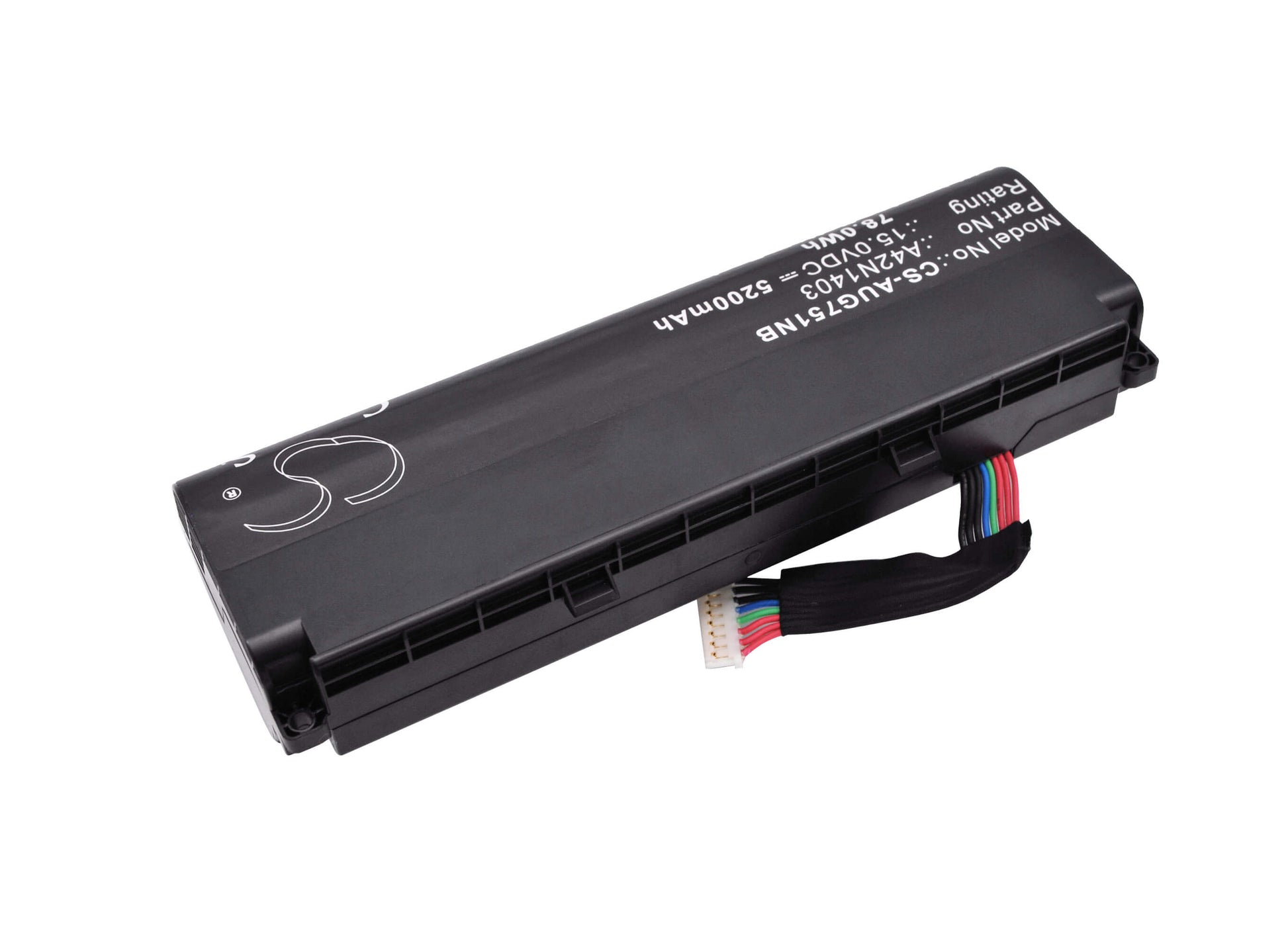 15.0V, 5200mAh, Li-ion Battery fits Asus, G751, G751j, 78Wh