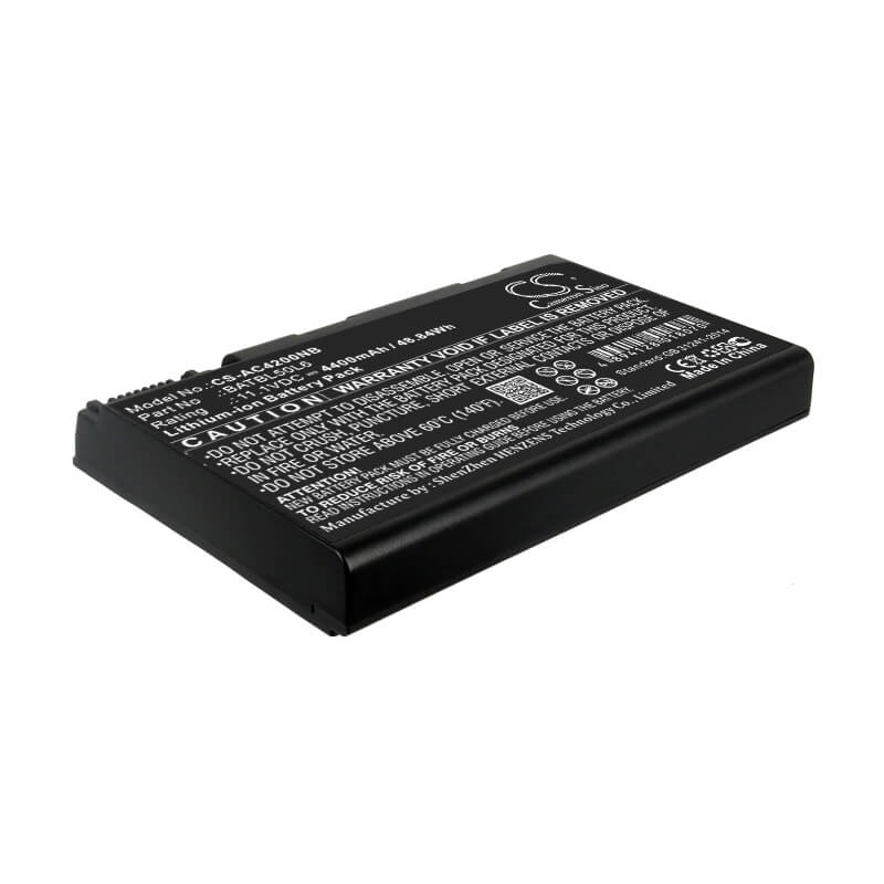 11.1V, 4400mAh, Li-ion Battery fits Acer, Aspire 3100, Aspire 3103, 48.84Wh