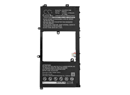7.4V, 3750mAh, Li-Polymer Battery fits Hp, 11-h010nr, Pavilion 11.6 X2, 27.75Wh