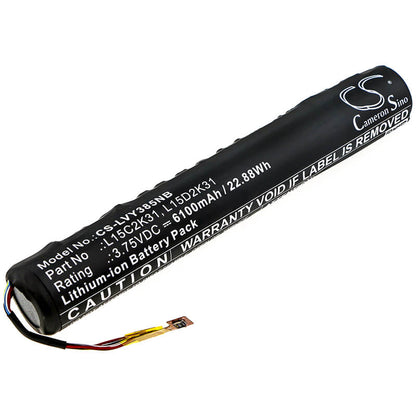 3.75V, 6100mAh, Li-ion Battery fits Lenovo, Yoga Tablet 3, Yt3-850f, 22.875Wh