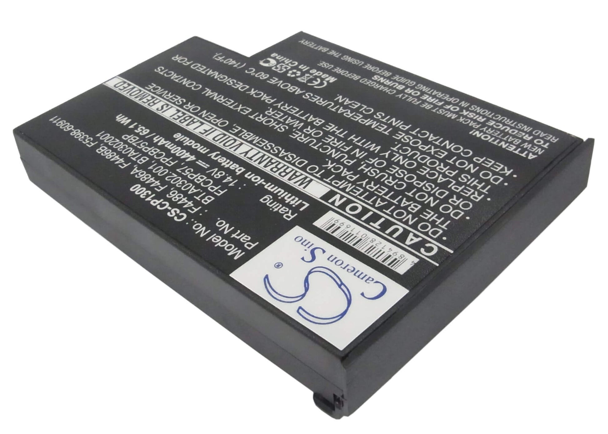 14.8V, 4400mAh, Li-ion Battery fits Gateway, Solo 1400, Solo 1450, 65.12Wh