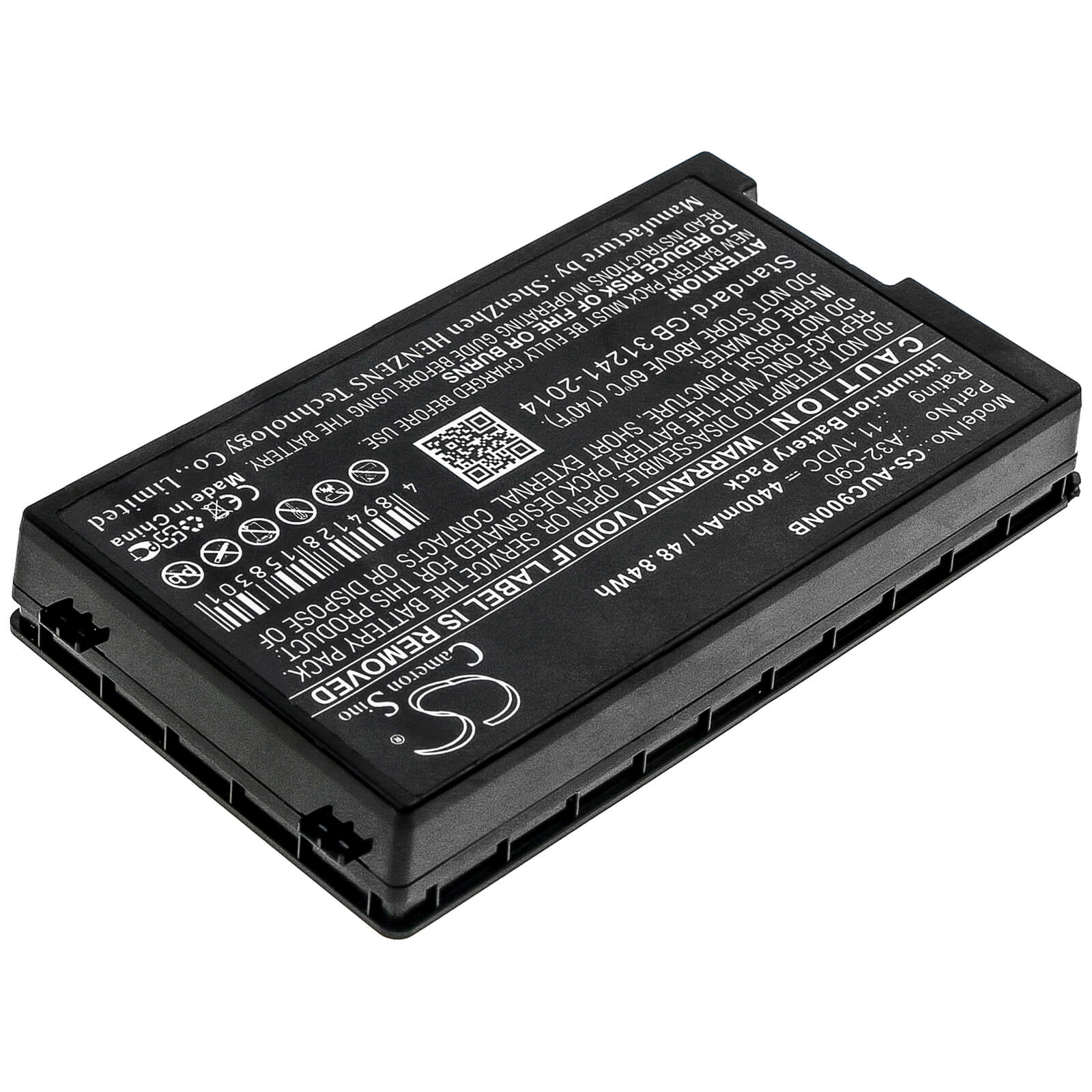 11.1V, 4400mAh, Li-ion Battery fits Asus, C90, C90a, 48.84Wh
