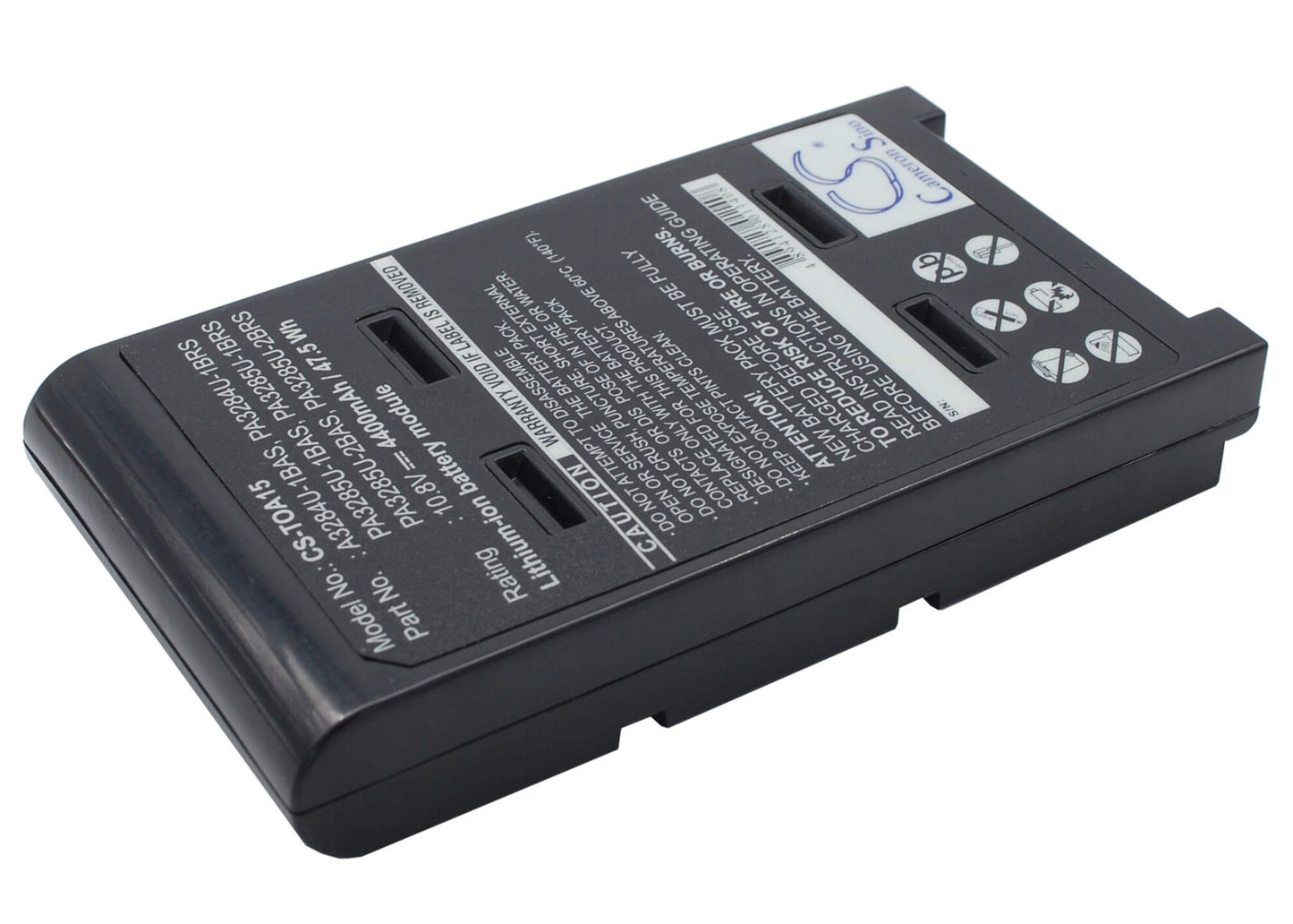 10.8V, 4400mAh, Li-ion Battery fits Toshiba, Dynabook Satellite J60 146c/5, Dynabook Satellite J60 146c/5x, 47.52Wh